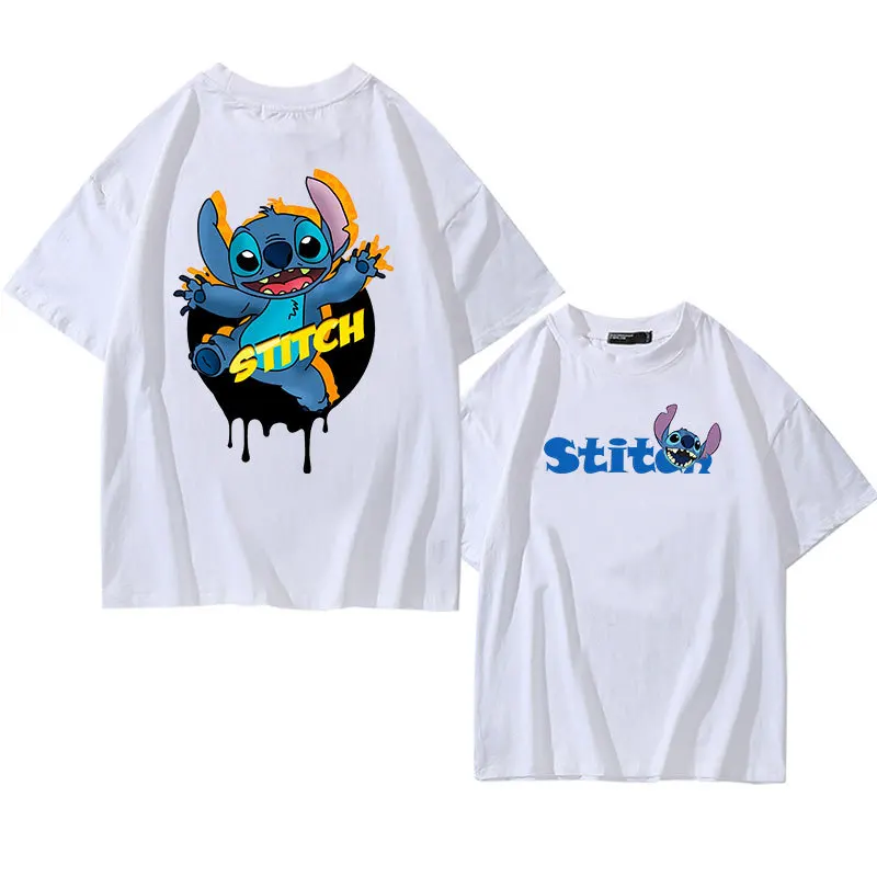 

Disney Cartoon Short-sleeved T-shirt Summer Print Jacket for Men and Women