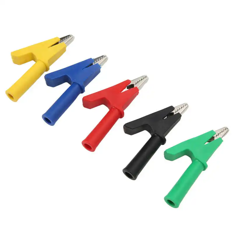 Мини электрический испытательный зажим внешняя резьба ПВХ оболочка 10 мм