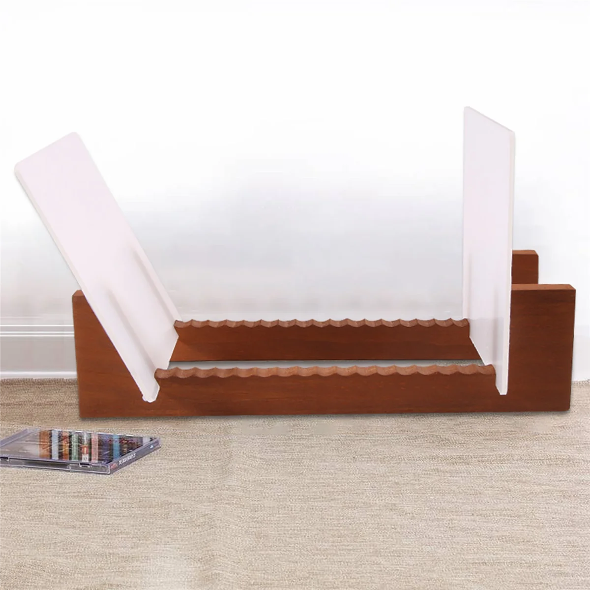 Держатель для хранения виниловых пластинок — акриловые концы показать одиноки и