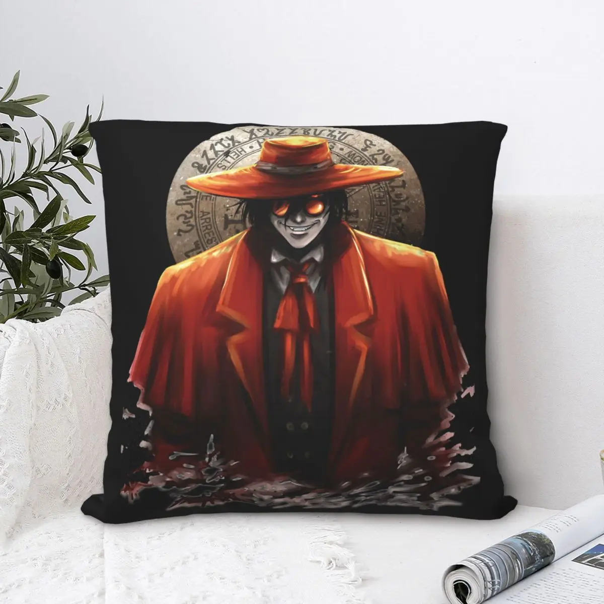 Крутая Подушка Чехол Hellsing Виктория серас действие манга рюкзак Cojines DIY печать Kawaii