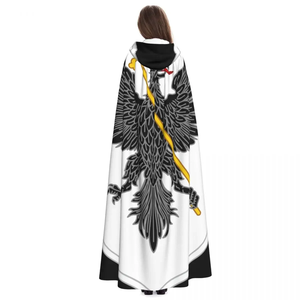 Унисекс взрослый cherniвич Polk с капюшоном длинный костюм ведьмы косплей