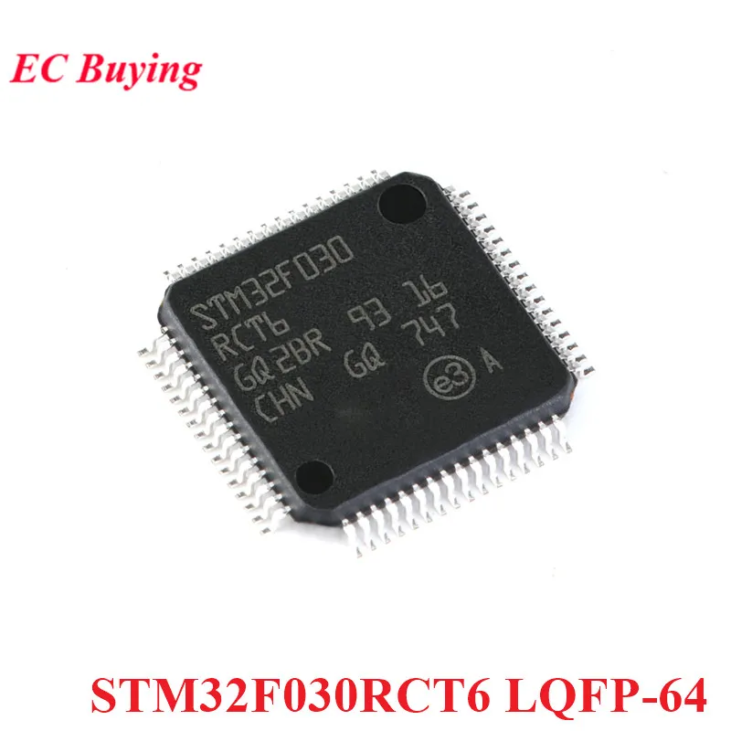 STM32F030RCT6 LQFP-64 STM32F030 STM32 F030RCT6 LQFP64 Cortex-M0 32-бит микроконтроллер MCU IC чип контроллера Новый оригинал