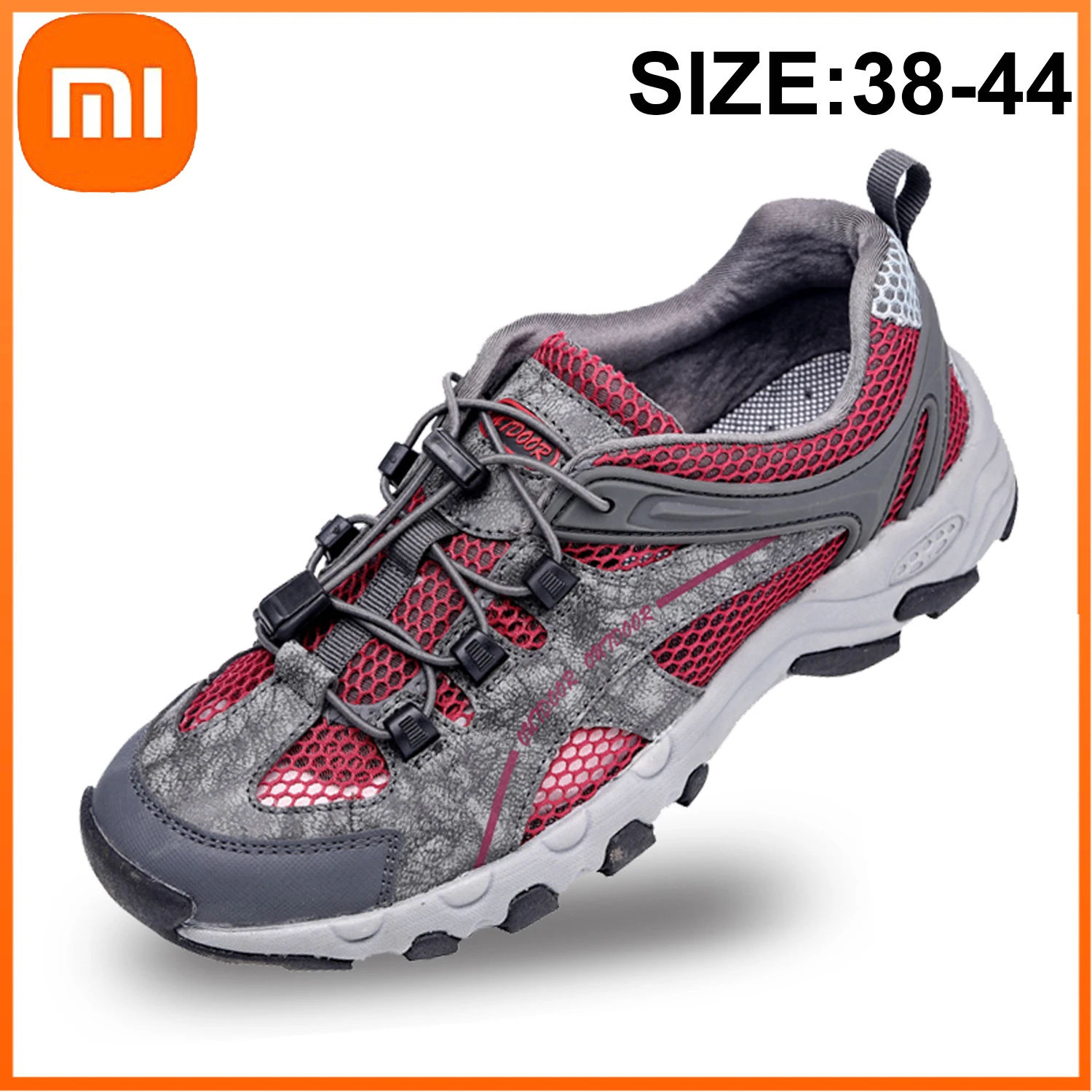 

Xiaomi Mijia Man Mountain Shoes Wading Hiking Shoes for Men Mesh Breathable Sneakers Walking Shoes Rubber Trekking Sneakers Men
