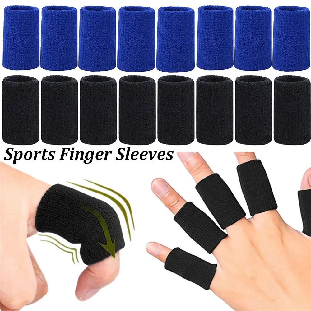 

Useful Thumb Protector Stretchy Sports Safety Finger Guard Arthritis Support Finger Protection Sports Finger Sleeves