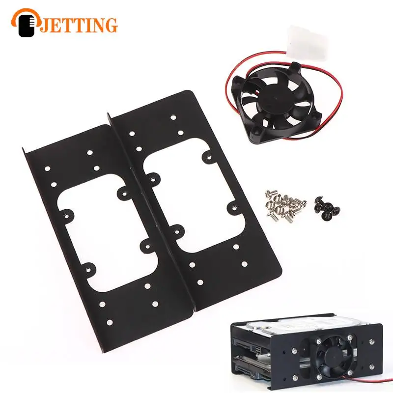

Built-in Mechanical Hard Disk Bracket Metal 3.5inch Hard Disk Superimposed Expansion Can Be Installed Cooling Fan