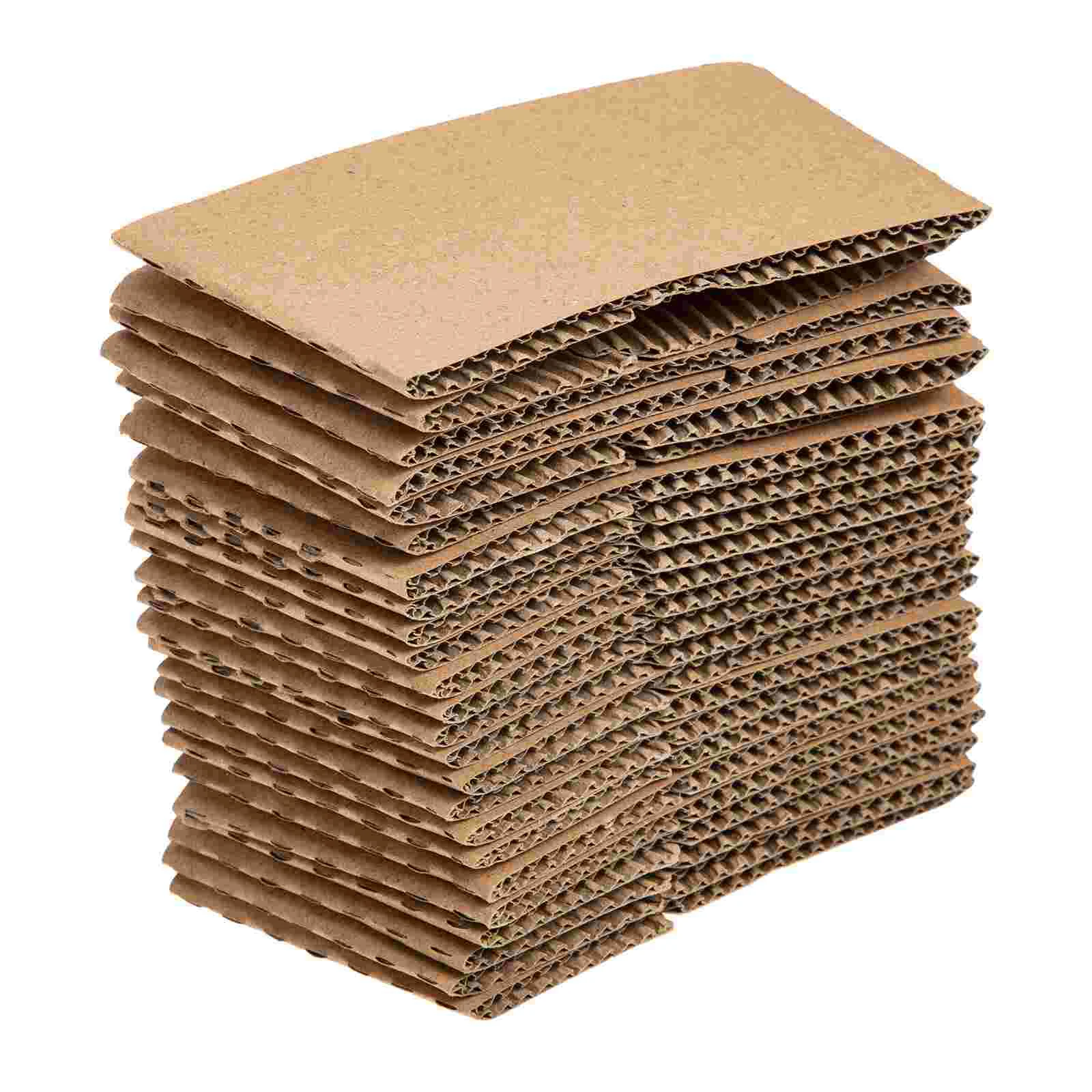

Cup Sleeves Coffee Kraft Paper Hot Protectors Disposable Corrugated Professional Supplies Jackets Holder Home Protector