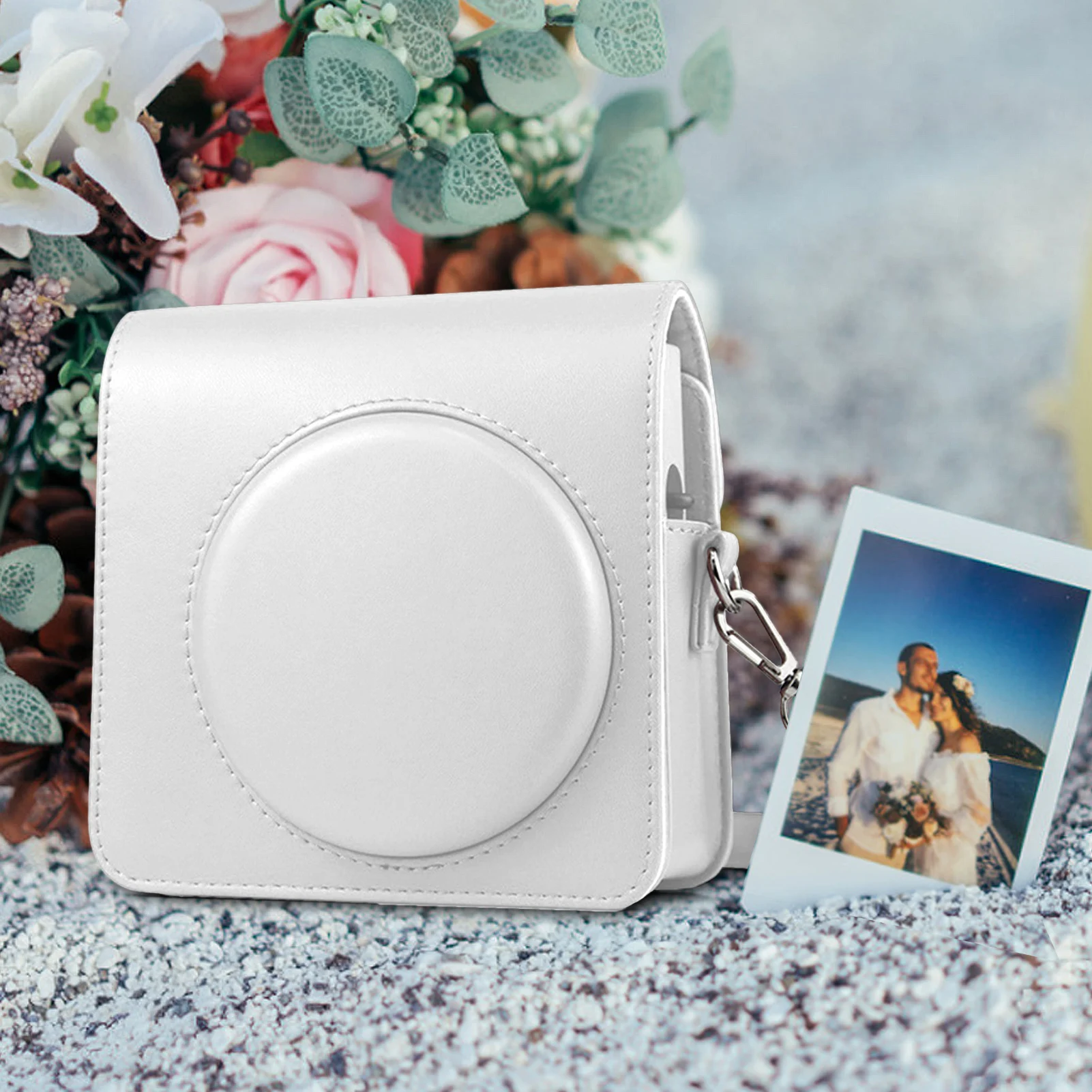 Винтажный чехол для камеры FUJIFILM Instax SQUARE SQ1 из искусственной кожи на ремне сумка