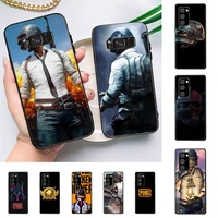 hot pubg game phone case for samsung galaxy note10pro note20ultra note20 note10lite m30s capa