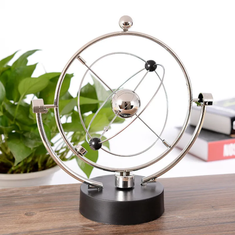 

1pc Rotating Perpetual Motion Model Swing Celestial Globe New Strange Home Craft Decoration Ornaments Toys