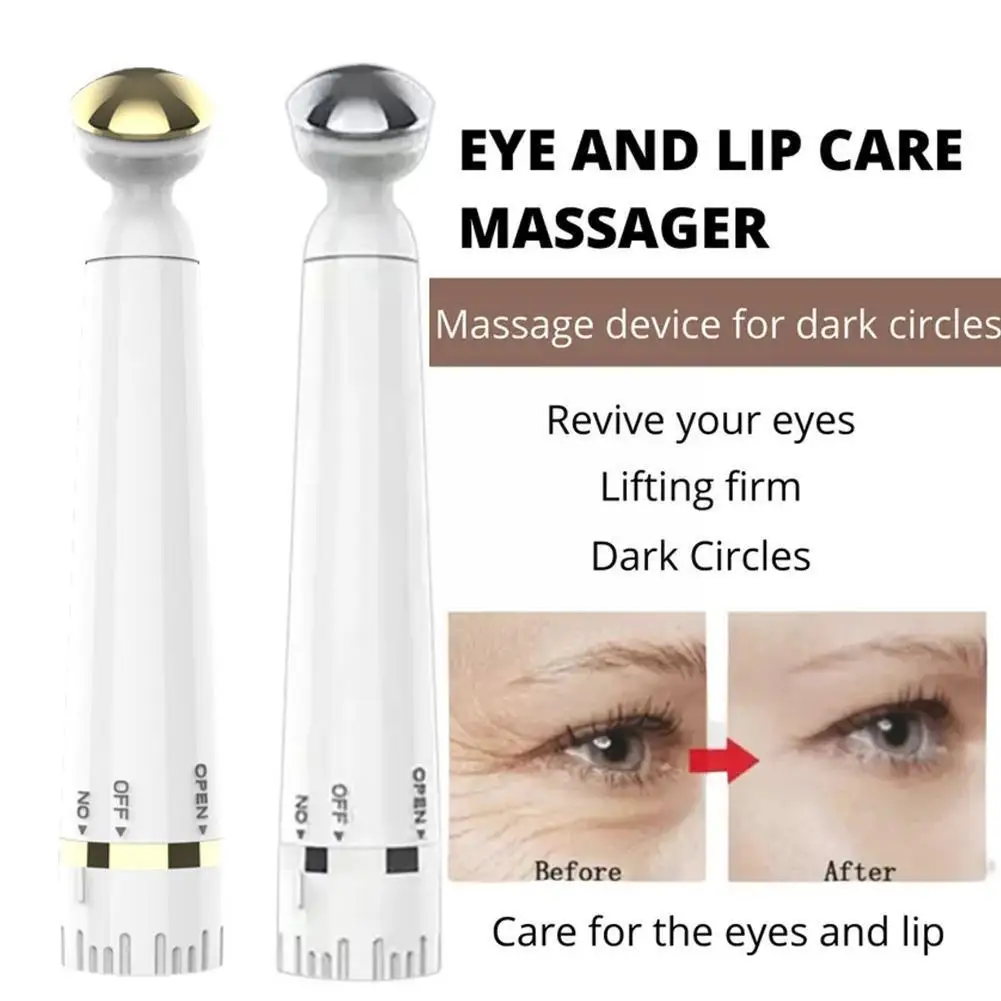 

Mini Electric Vibration Eye Massager Dilute Dark Circles Dark Pen Wrinkle Beauty Removal Anti-Ageing Circle Care Rejuvenati U8J1