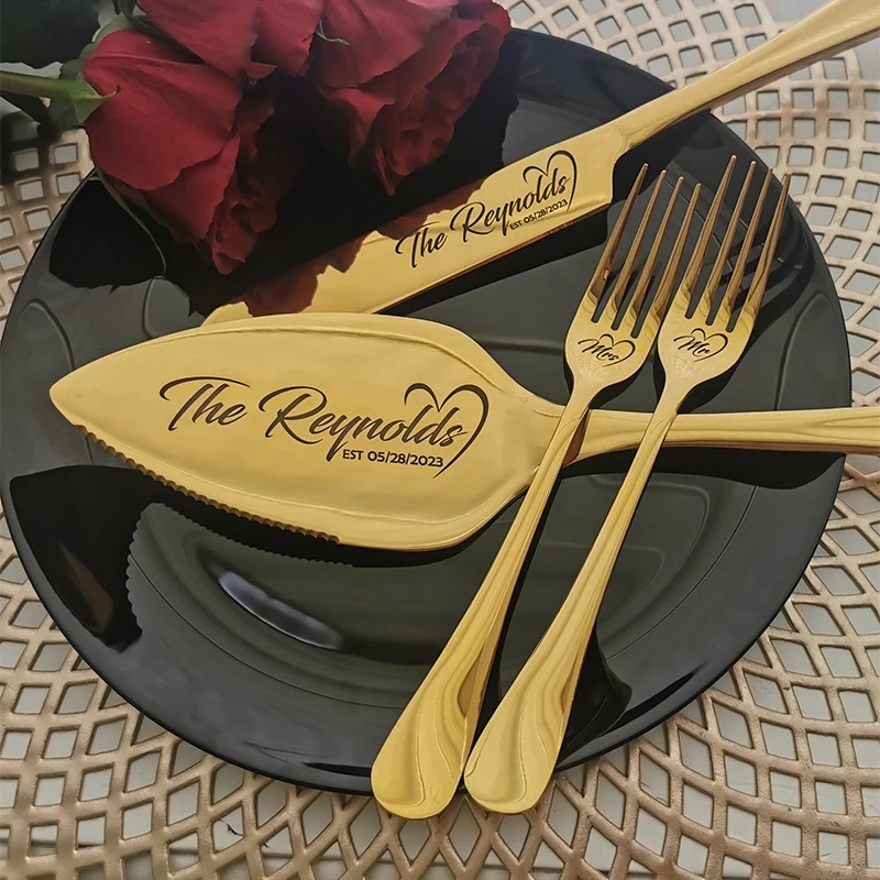 Набор ножей для торта вилок и