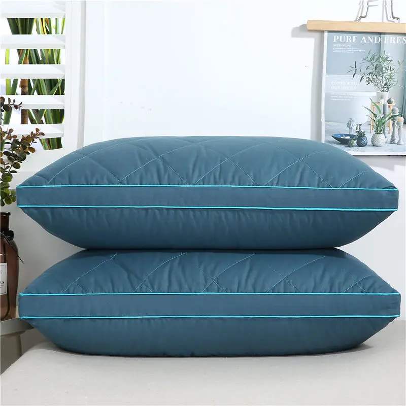 

Down Replacement Pillow, Soft Density for Stomach and Back Pillow - Standard Size 48x74cm (1 Pack) Medium High Pillow, White,