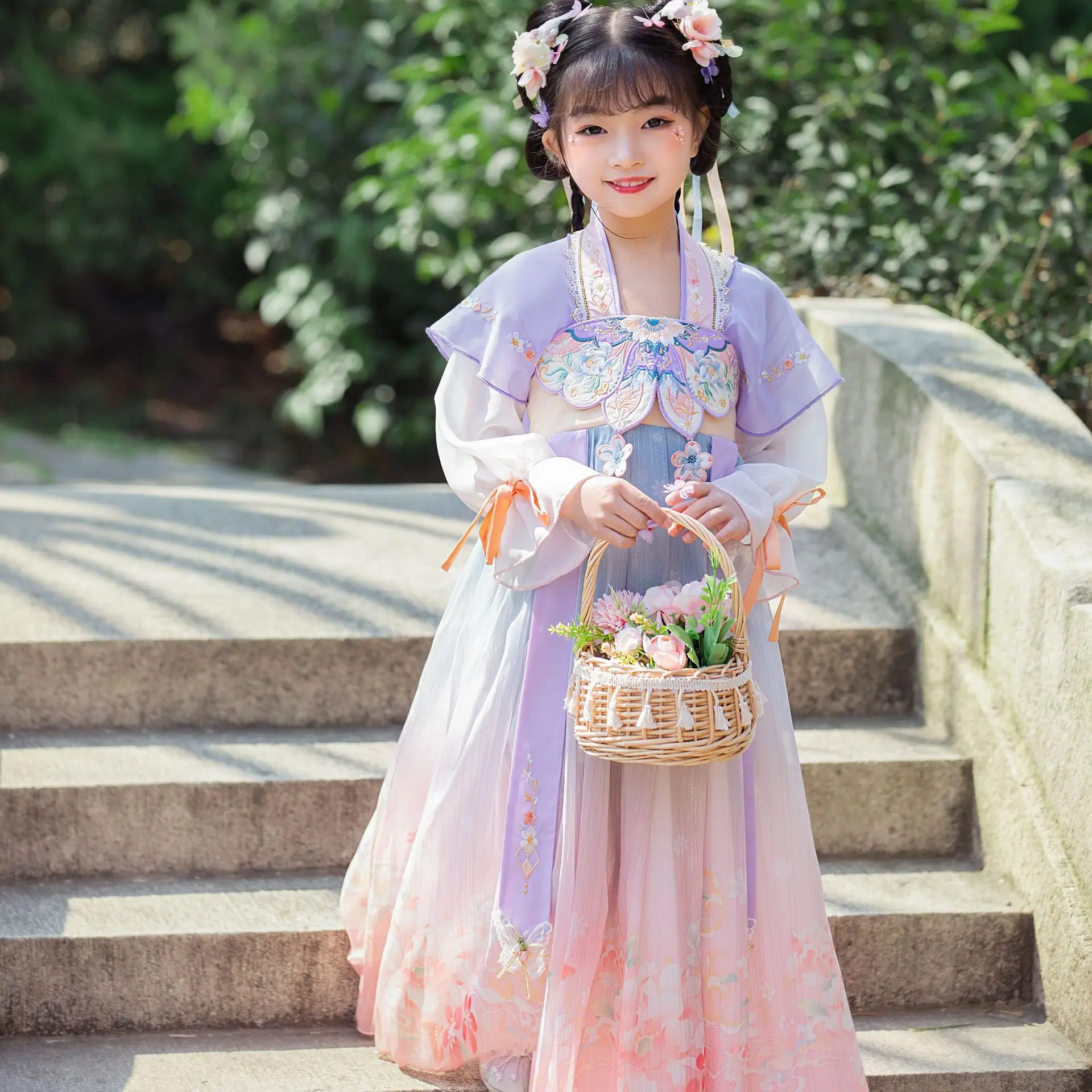 Женский костюм в стиле династии ханьфу традиционное китайское платье для