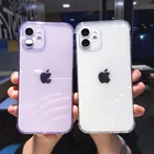 Противоударный Прозрачный чехол для телефона 2022, чехол для iPhone 11, 12, 13, Mini, 11 Pro, XR, X, XS, Max, 7, 8 Plus, SE, чехол для телефона карамельных цветов, Прямая поставка