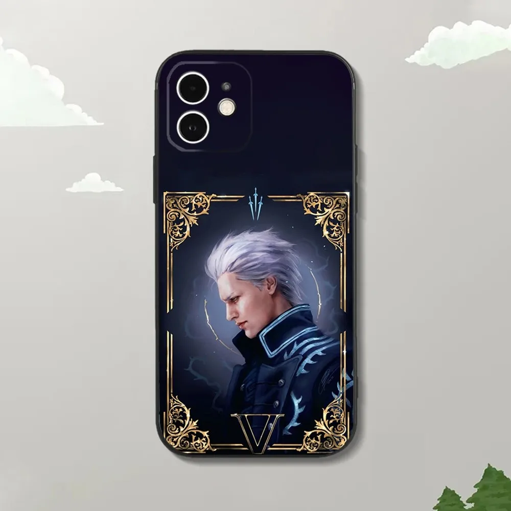Чехол для телефона Game D-Devil M-May Cry 5 чехол iPhone 15 14 13 12 Mini 11 Pro XR X XS MAX 7 8 Plus силиконовый