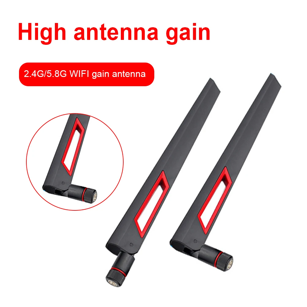 

10DBi 2.4G/5.8G WiFi Antenna Omnidirectional Boost Signal Wireless Network Card Routing Antenna for Wireless Network Card Router