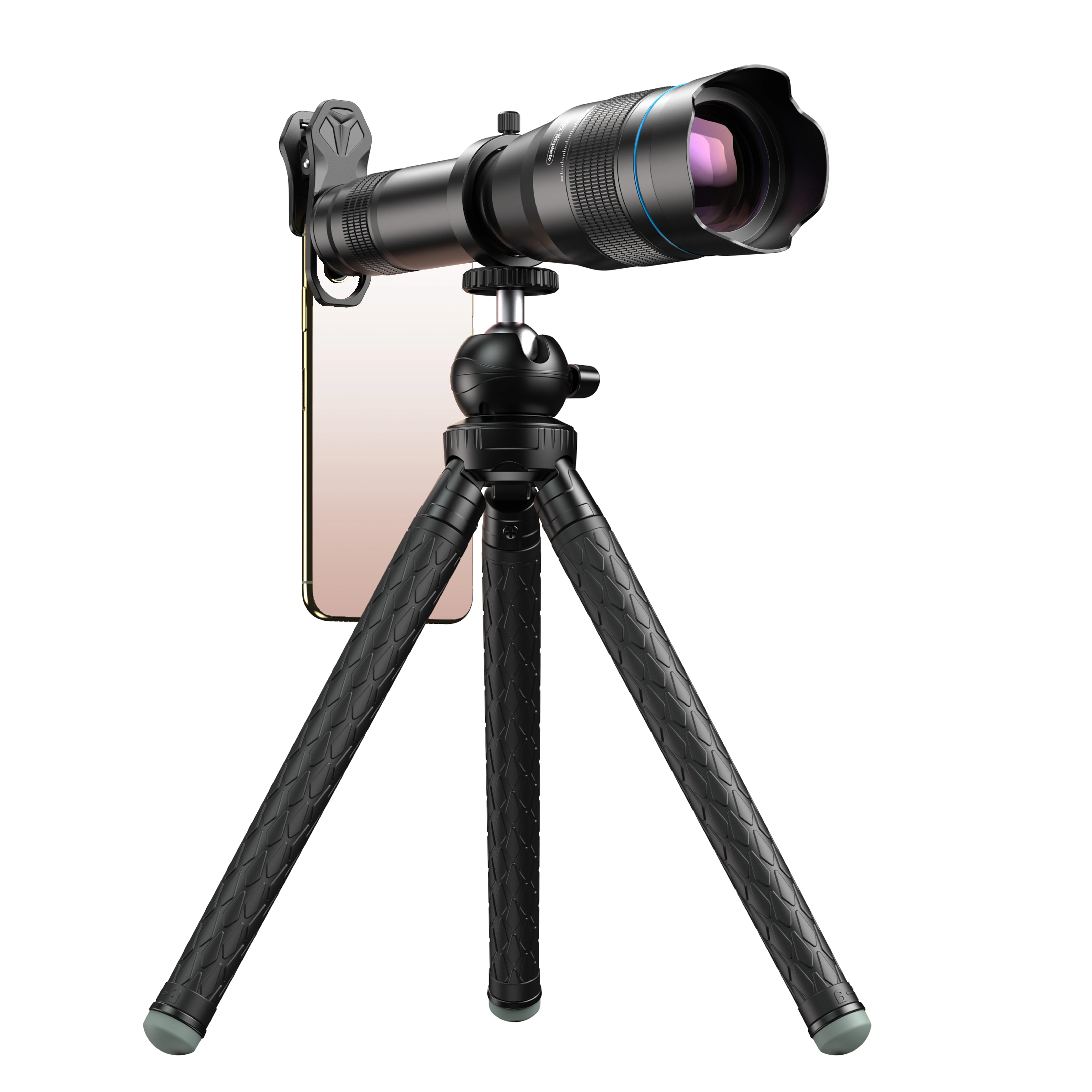 

Professional Monocular Apexel Mobile Phone 60X Telephoto Zoom Lens Telescope Camera Lens With Extendable JJ09 Portable Tripod