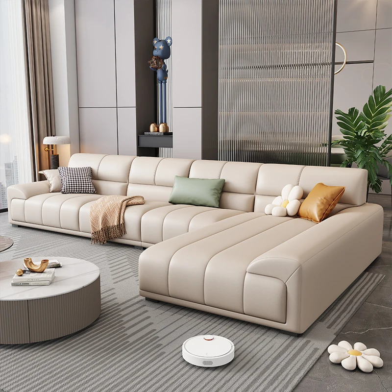 

Wash-free antibacterial technology cloth sofa modern simple piano key latex Italian small Nordic living room
