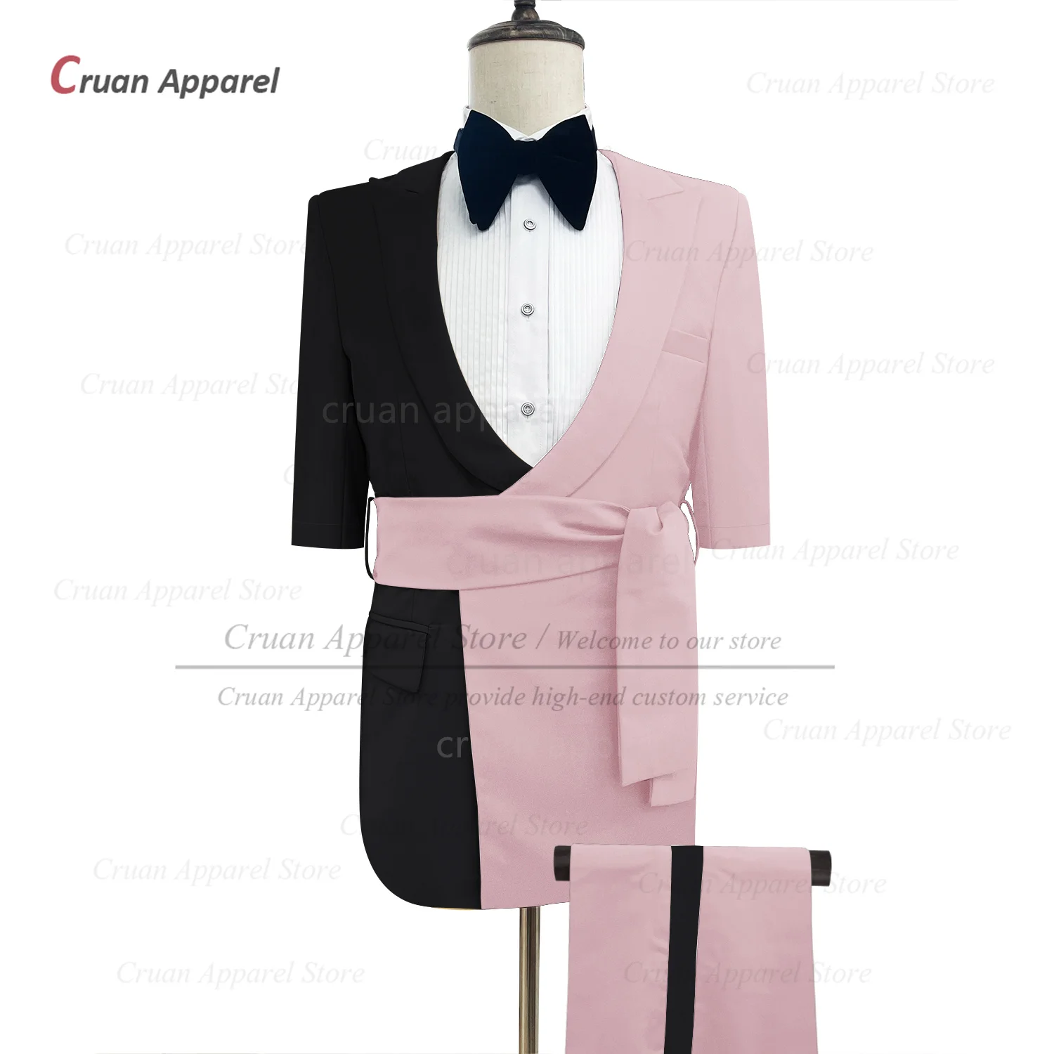 Модный черный костюм для мужчин вечерний ужин официальная одежда свадебная