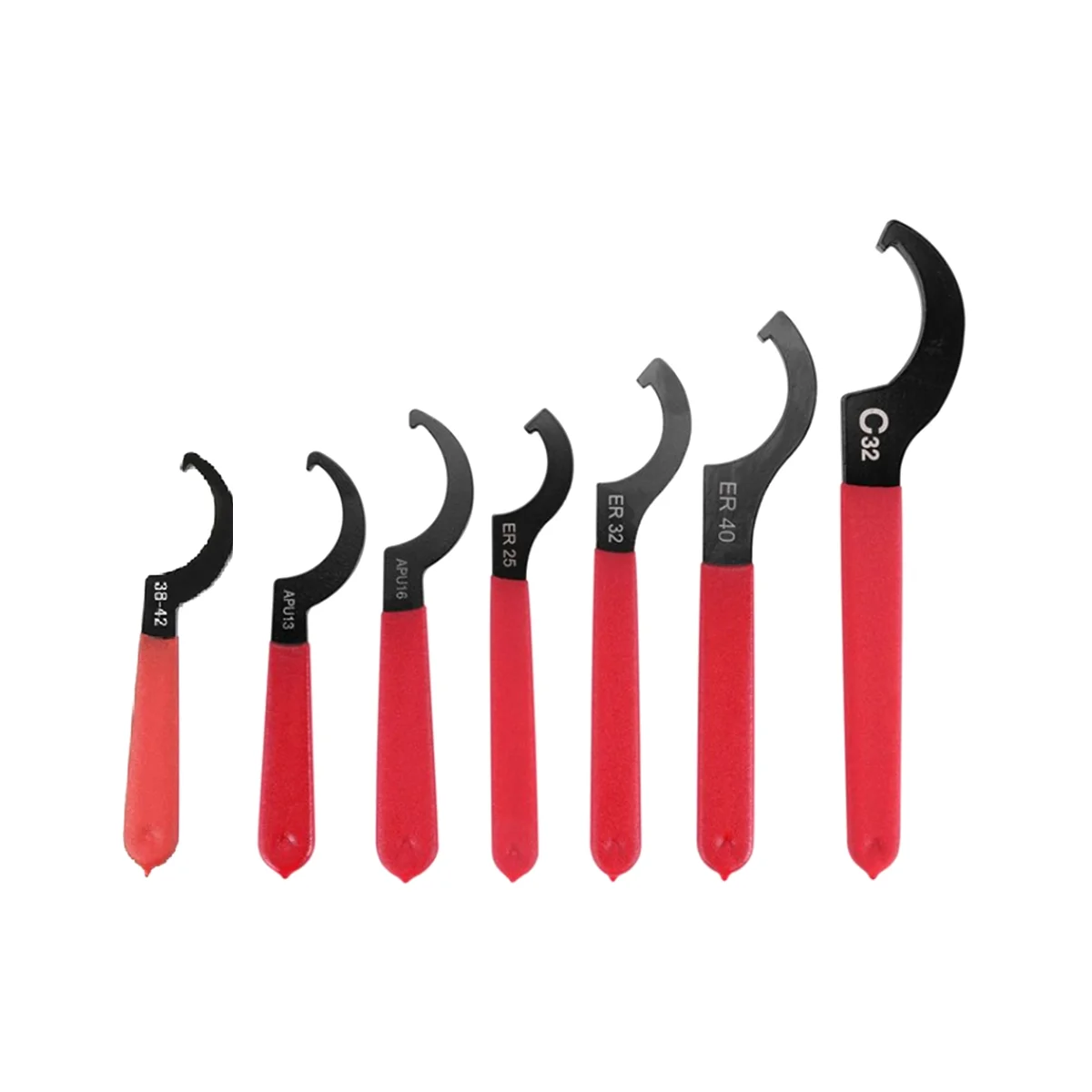 

Coilover гаечный ключ, 7 шт необычный, профессиональный универсальный инструмент для гаечных ключей с резиновой ручкой