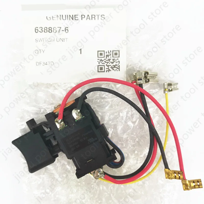 

Переключатель 638887-6 заменяет для Makita HP457D DF457DWE DF457D HP347D DF347D HP457 DF347DWE