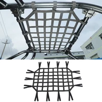 Car Roof Safety Protective Net Cargo Net  for Polaris RZR PRO XP UItimate 2021 2022 Interior Accessories Black Oxford Cloth