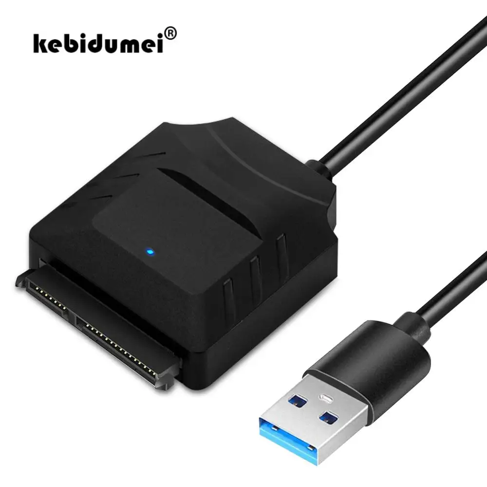 

2022 USB 3.0 2.0 To SATA Cable Adapter 22 Pin For 2.5"3.5" Hard Drives Disk HDD SSD Type-C Adapter Converter Cable Sata III