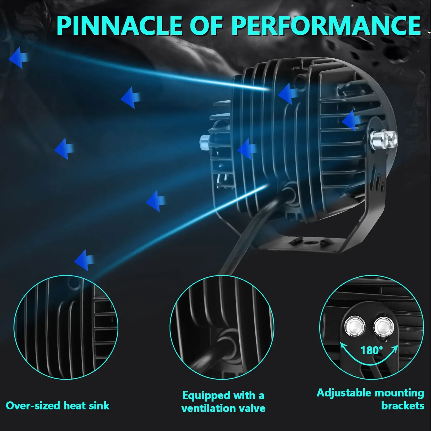 Светодиодная фара Mile BarVehicle Light 6000K Spot Combo Daytime Driving Barra для ATV Автомобильные