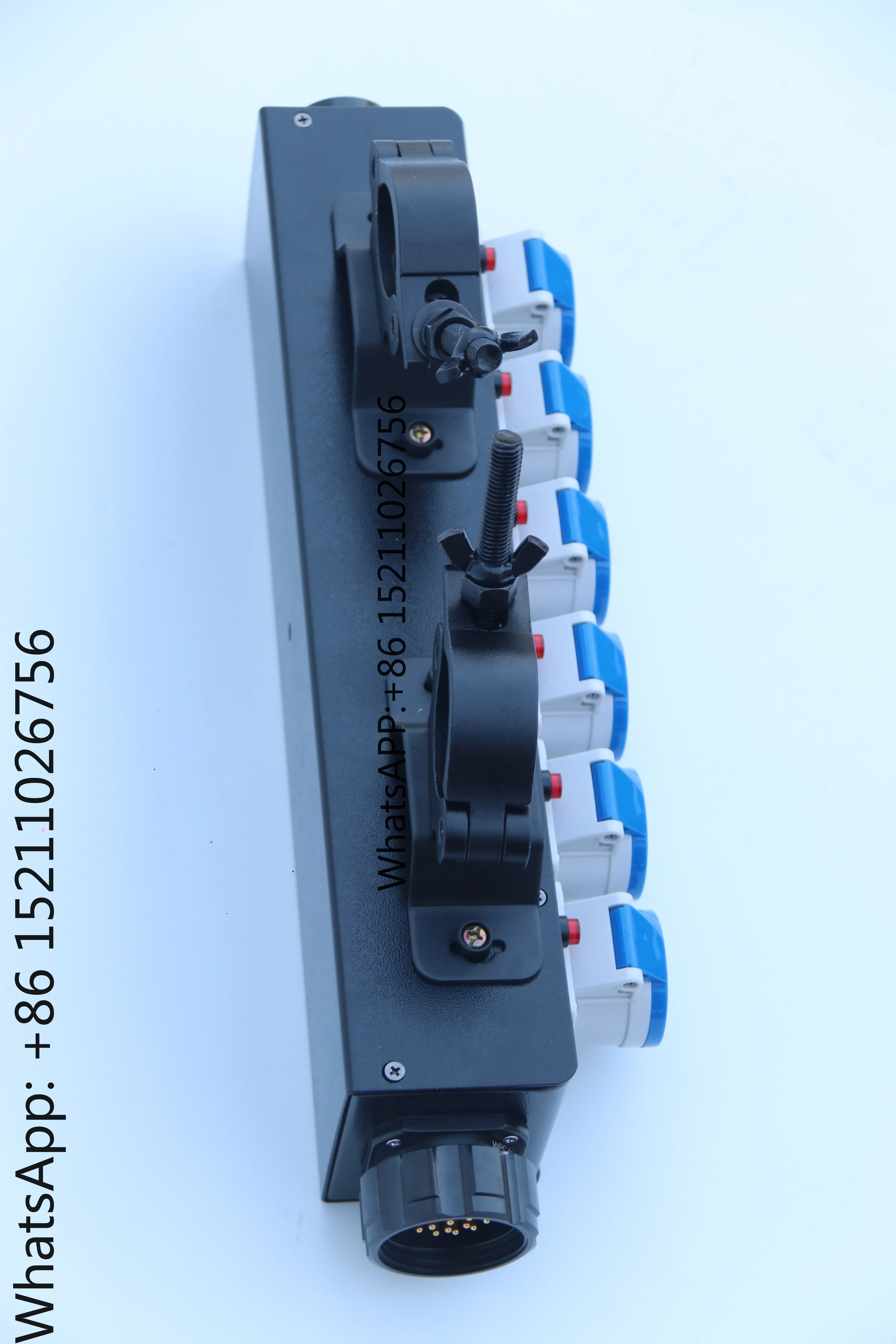Фото Socapex to CEE Box 6*16A CEE 3P Выходная распределительная коробка питания 6*16A для небольших сценических оборудования №4