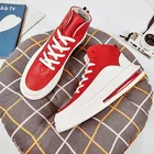 Новинка Весна 2022, модная мужская повседневная обувь, высокие ботинки для пар, износостойкая нескользящая обувь, легкая обувь с воздушной подушкой, большие размеры