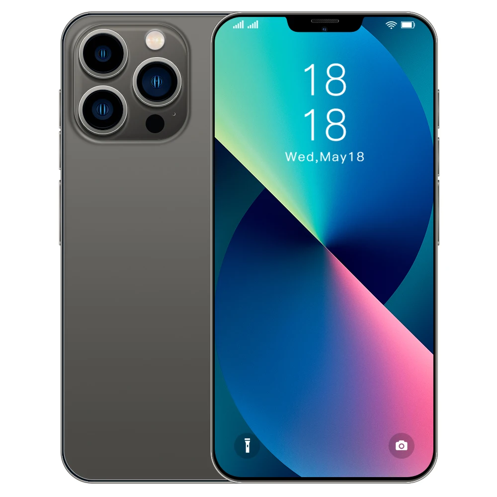 new i13promax 6 7 inch 5g cellphones 16gb1tb dual sim unlock smartphone 6800mah 4864mp mobile phone deca core global celulars free global shipping