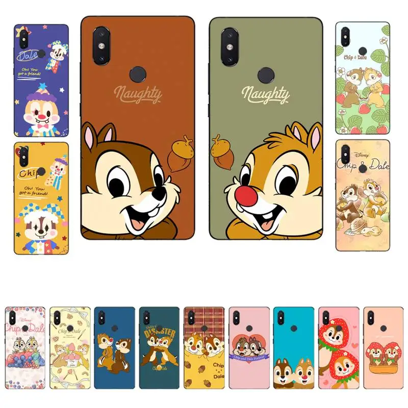 

Disney Chip And Dale Phone Case for Xiaomi mi 8 9 10 lite pro 9SE 5 6 X max 2 3 mix2s F1