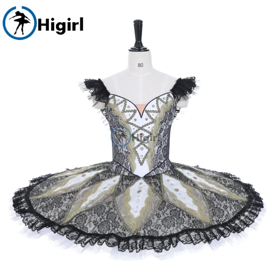 

Black swan lake plain competition tutu costumes women professional performance ballet tutu dress BT2060