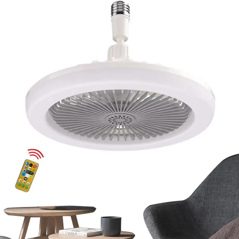 

Ceiling Fans With Lights 2 In 1 E27 Ceiling Fan With Lights Remote Control Profile Fan With Fan Easy Installation Lamp Holder