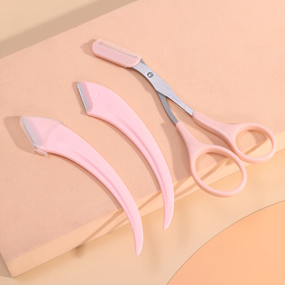 2 шт./набор нож для бровей с расческой