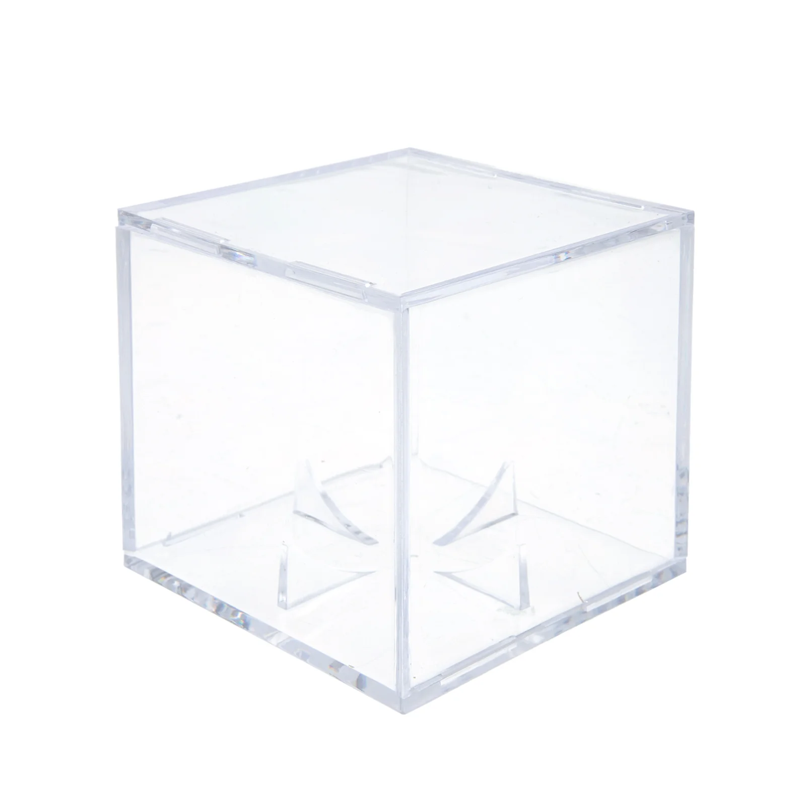 

Display Baseball Case Box Holder Cube Clear Acrylic Memorabilia Showcase Football Softball Stand Autograph Storage Protector
