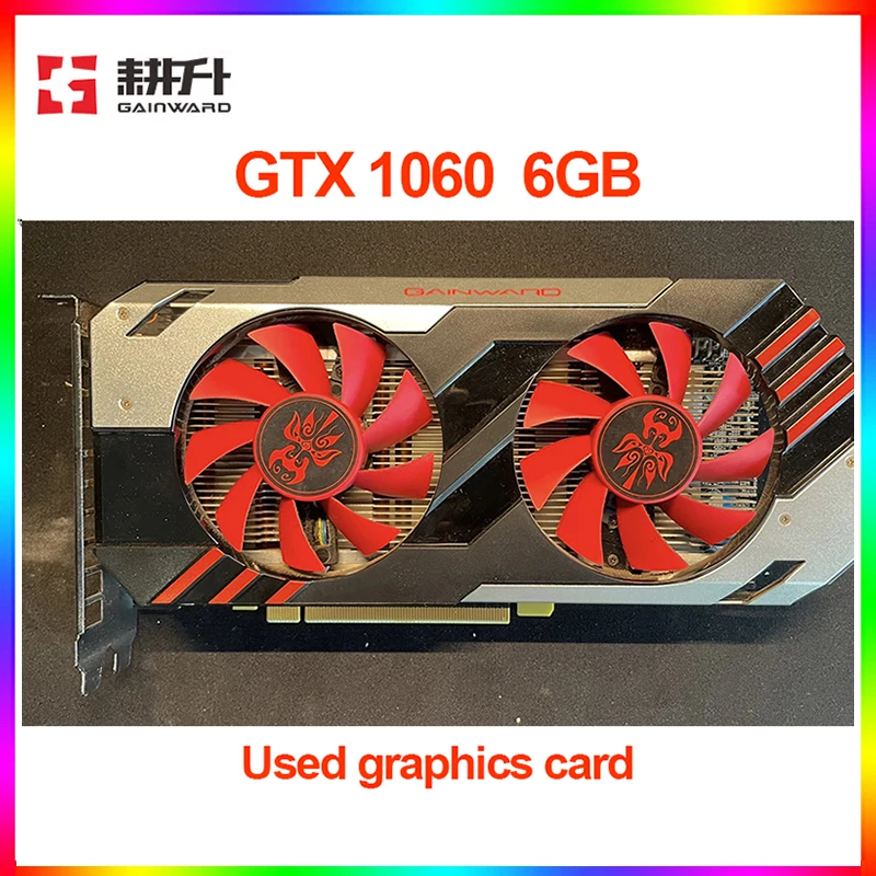 

Игровая видеокарта GAINWARD Raphic GTX 1060, 6 ГБ, графическая плата для процессора, Видеокарты Radeon для майнинга
