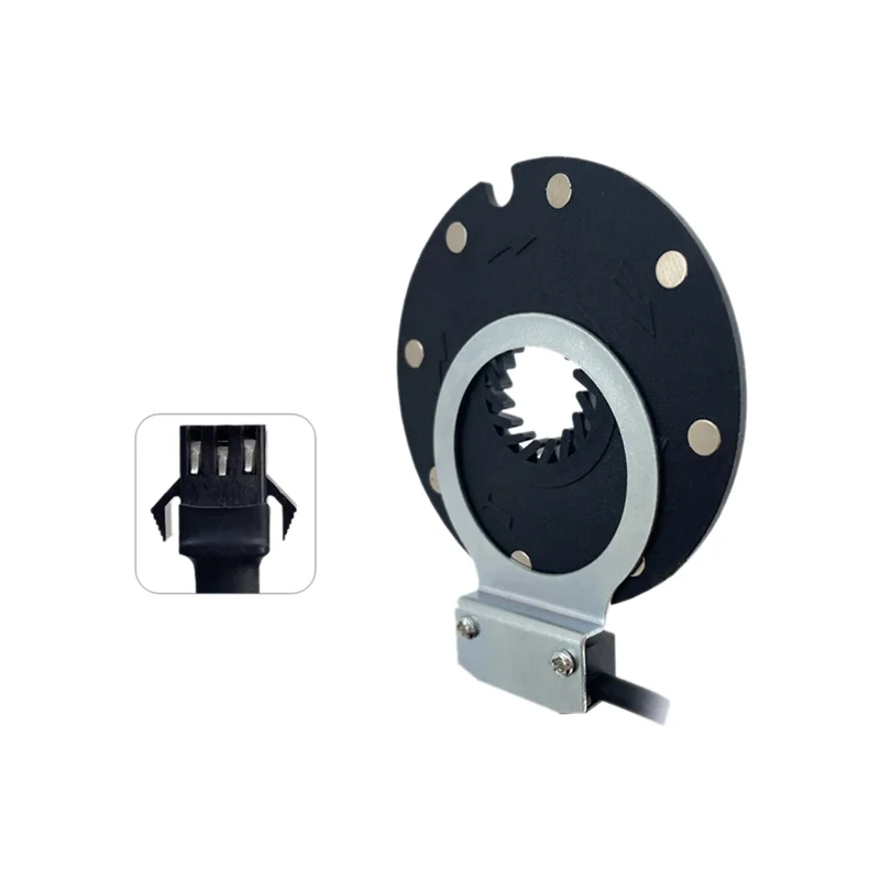 Electric Bike Magnetic Power Sensor 36/48V Pedal Assist F-8C Magnets Dual Hall Sensors PAS System Ebike Parts