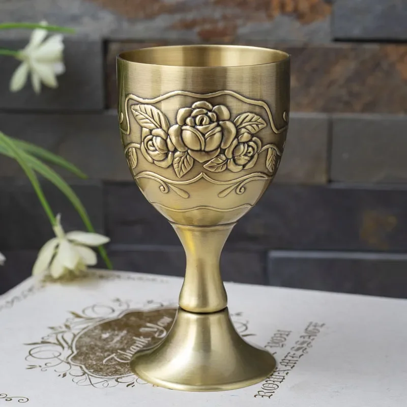 120 мл 150 бокал для вина в стиле ретро из цинкового сплава чашка ликера барная A Sip