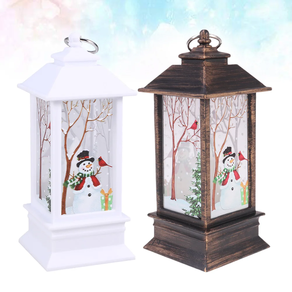 

Lamp Decorativelantern Christmas Light Decor Ledoutdoor Atmosphere Bedsidegarden Ramadan Hanging Festival Lights Portable