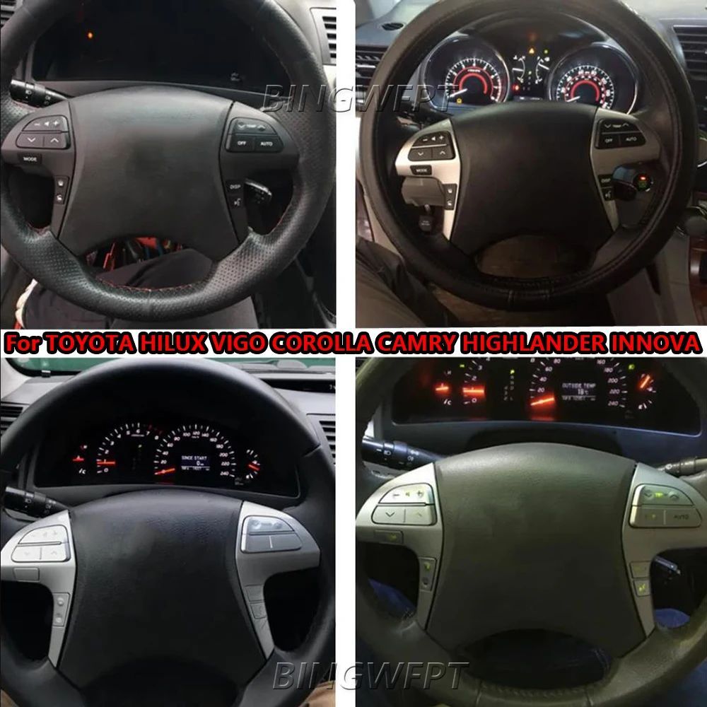 Фото Кнопка управления аудиосистемой на многофункциональном руле для TOYOTA HILUX VIGO COROLLA CAMRY HIGHLANDER INNOVA, артикул 84250-06180 №5