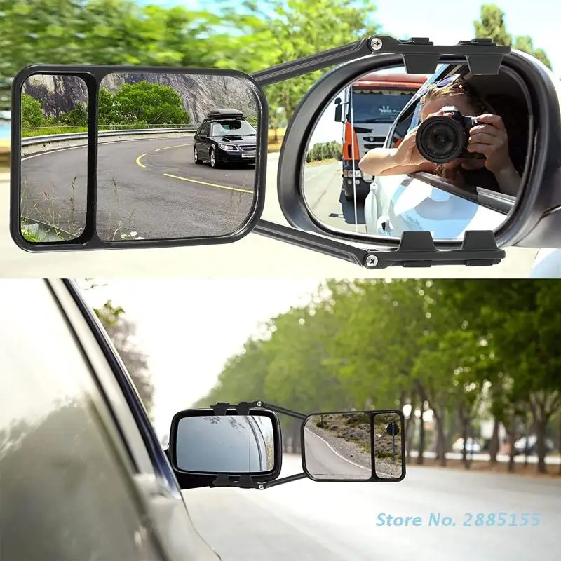 Espejo de extensión de remolque Universal, retrovisor de doble vista para caravana, t.u.k.RV