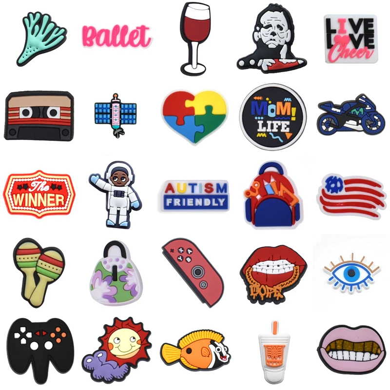 

Men Set Jeans Packs Women Charm Shoe Charms Para Pins Girl Boy Shoes Accessories Kids Gifts Wholesale Bulk Decorations for Crocs