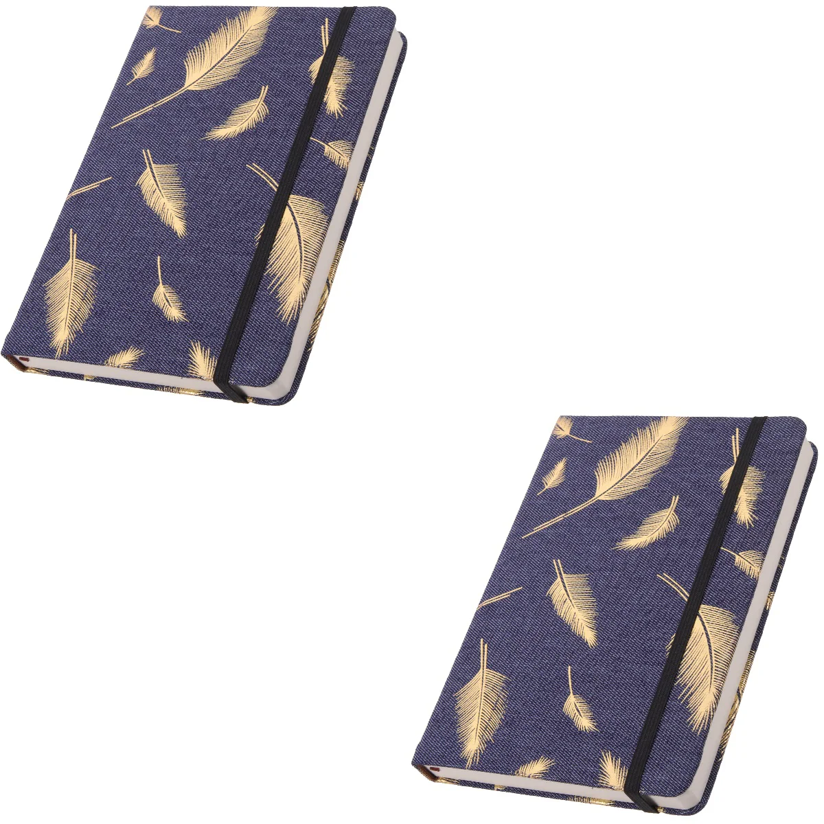 

2pcs Binding Belt Notebook Multipurpose Writing Book Portable Journal Notebook Small Notepad
