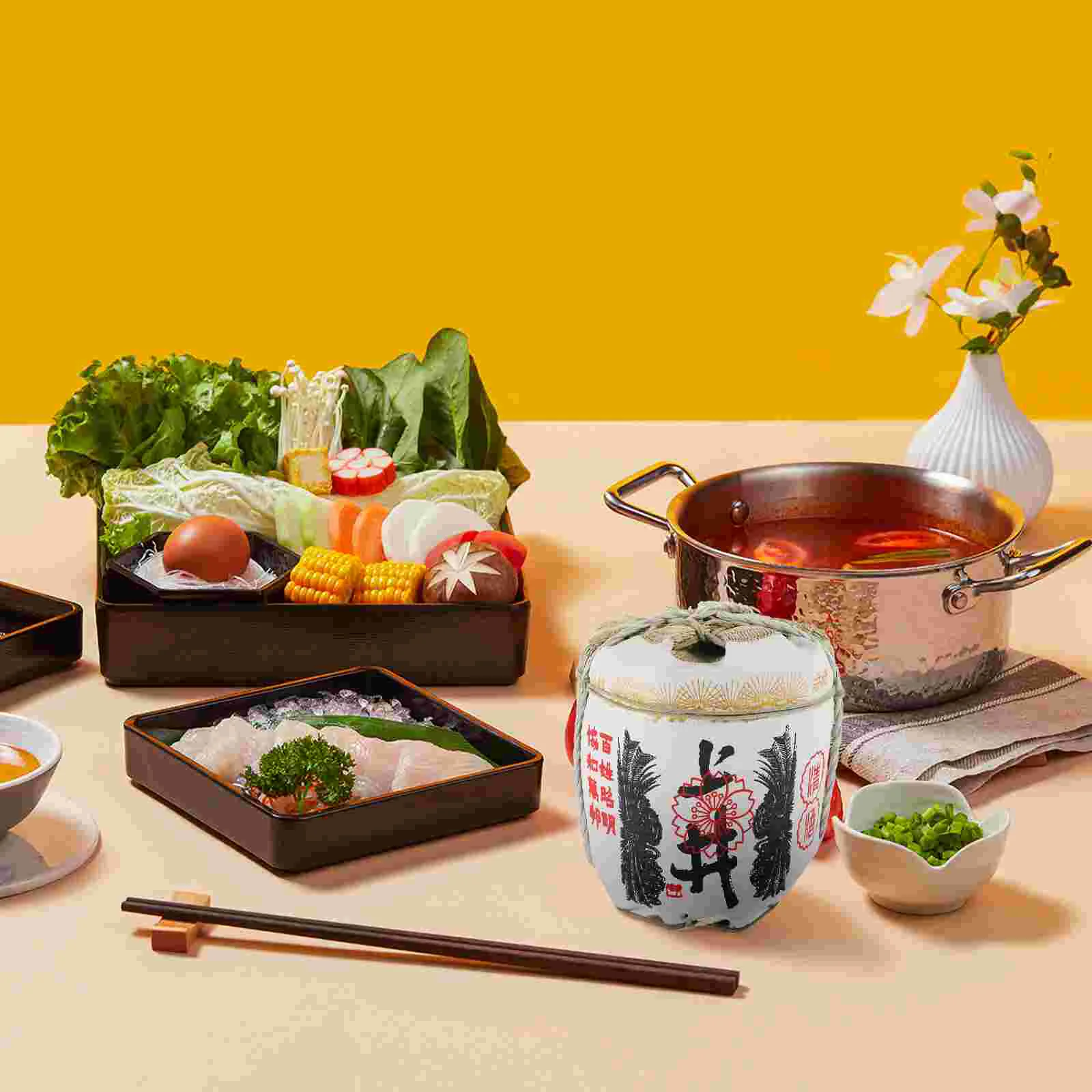 Японская бочка саке украшение из пенопласта модели виски стильные декоративные