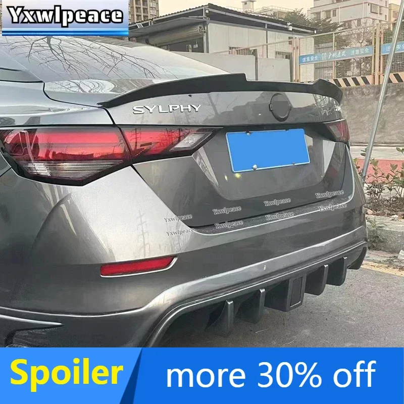 Спойлер для Nissan Sentra SYLPHY 2020 2021 22 2023 спойлер из АБС-пластика грунтового цвета