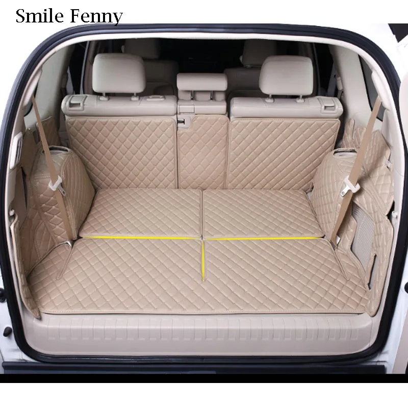 Фото Для Toyota Land Cruiser Prado 150 2010-2022 7, аксессуары для сидений, коврик для багажника автомобиля, защита от грязи, внутренняя подкладка, коврик для стайл... №2