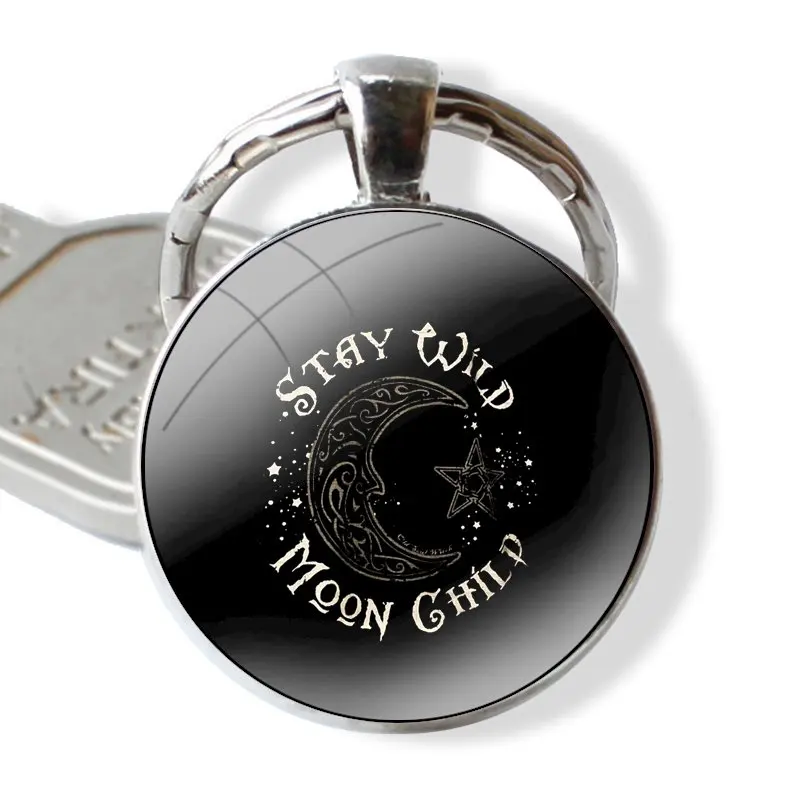 Дизайнерский стеклянный брелок Cabohcon диаметром 25 мм для ключей ювелирное изделие