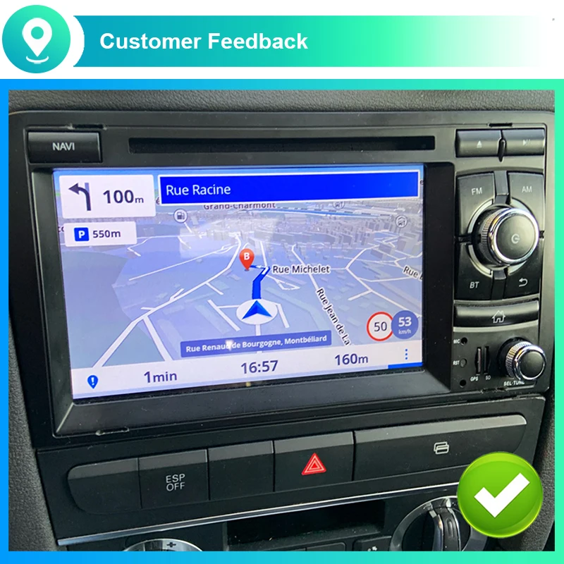 Новая карта GPS Sygic для Citroen C4 2004-2009 автомобильное радио android 16 Гб поддержка Европы