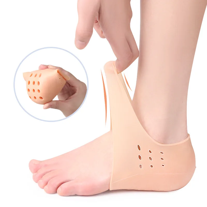 

Unisex Invisible Height Lifting Increase Insoles Silicone Elastic Heel Pad Foot Protection Men Women Heel Cushion Hidden Insole